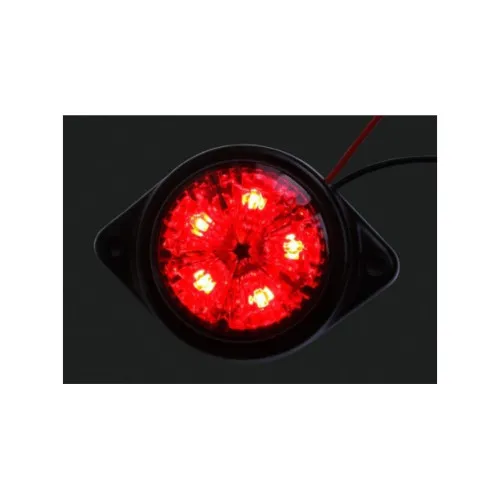14 x 66 Lampa LED 24V Rosie — imaginea 3