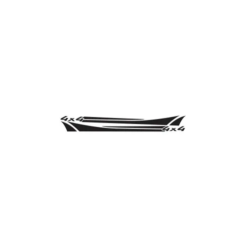 Abtibild 4X4 diverse culori auto decorativ pentru exterior si interior