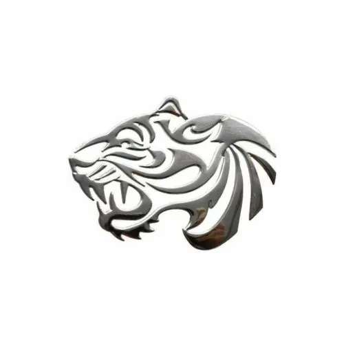Abtibild auto cap de tigru tribal crom