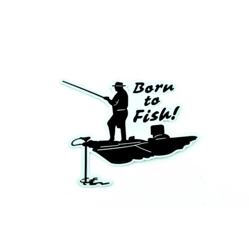Abtibild "Born To Fish"