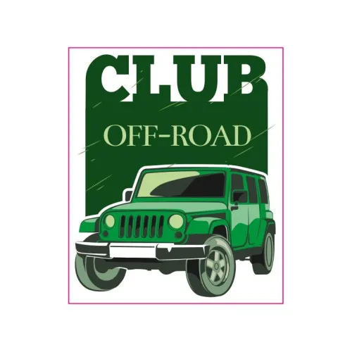 Abtibild "CLUB OFF-ROAD " Cod:TAG 058 / T2