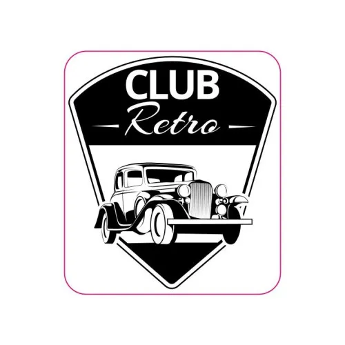 Abtibild "CLUB RETRO" Cod:TAG 053 / T2