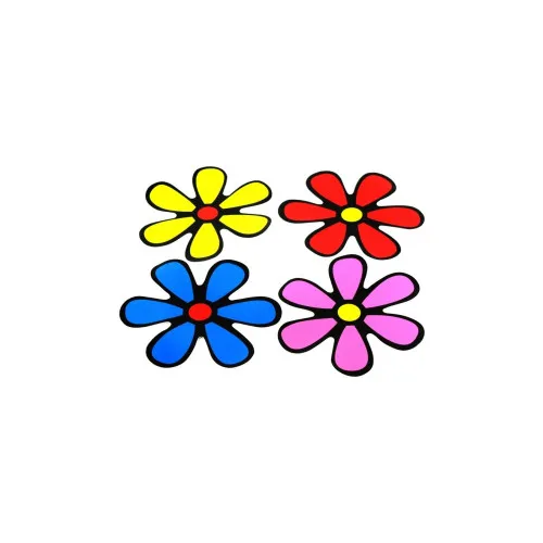 Abtibild Floricele diverse culori auto decorativ pentru exterior si interior
