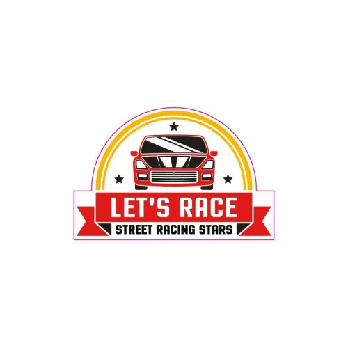 Abtibild "LET'S RACE" Cod:TAG 052 / T2
