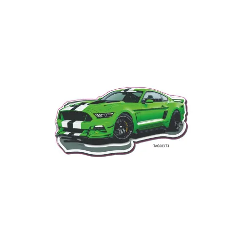 Abtibild " MASINA DE CURSE VERDE " Cod: TAG 083/T3
