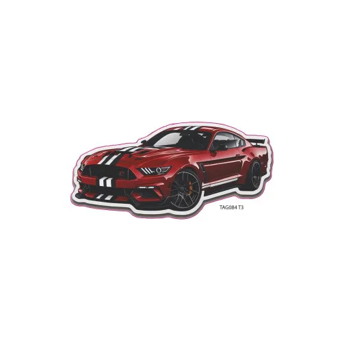 Abtibild " MASINA ROSIE " Cod: TAG 084/T3