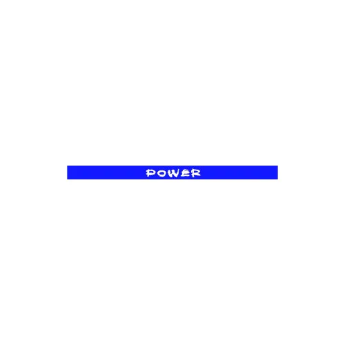 Abtibild parasolar "Power" parbriz sau luneta diverse culori Cod: DZ-PRS-PW — imaginea 4