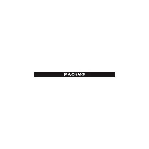Abtibild parasolar "Racing" parbriz sau luneta diverse culori Cod: DZ-PRS-RA