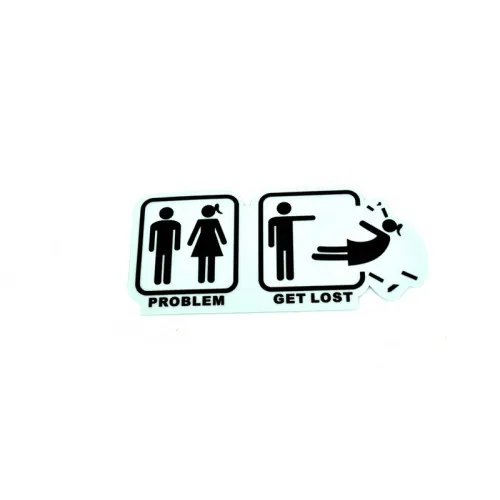 Abtibild "Problem Get Lost"