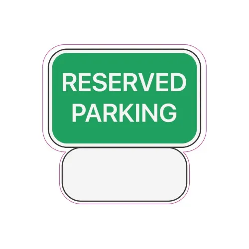 Abtibild "RESERVED PARKING" Cod: TAG 030 / T2