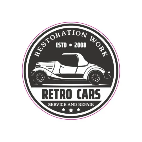 Abtibild "RETRO CARS" Cod: TAG 020 / T2