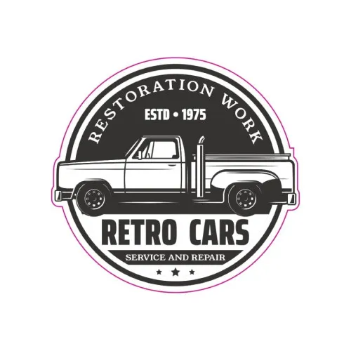 Abtibild "RETRO CARS" Cod: TAG 021 / T2