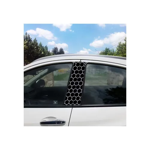 Abtibild stalpi auto si geam auto design honey comb 50x25cm — imaginea 5