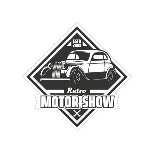 Abtibild TAG RETRO MOTOR SHOW Cod: TAG 018 / T2