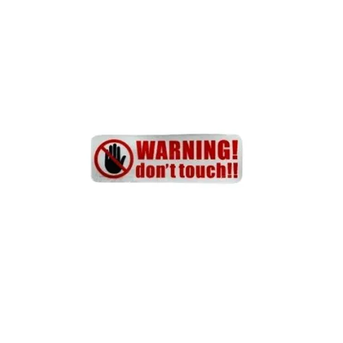 Abtibild "Warning"