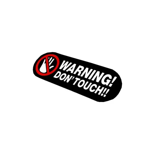 Abtibild "Warning "