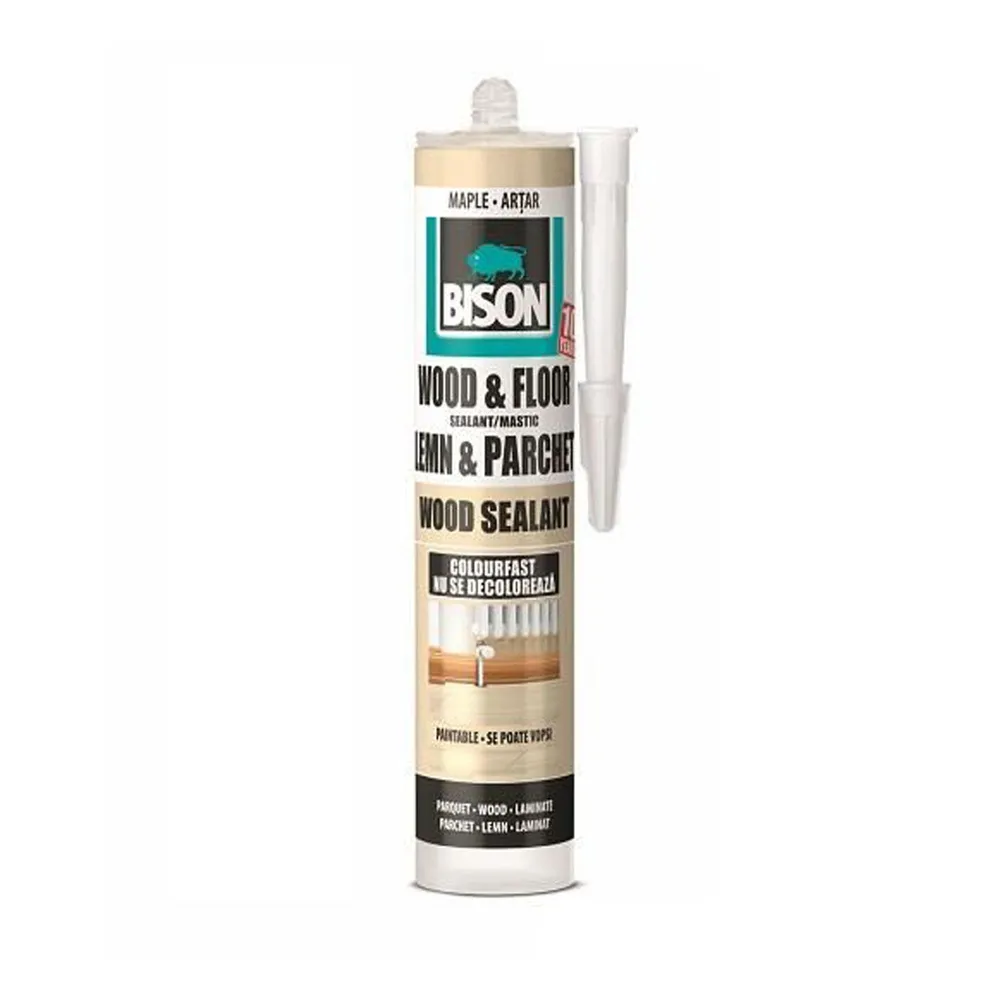 Acril mastic Bison, pentru lemn si parchet, artar, 300 ml