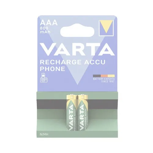 Acumulatori Ni-MH Varta AAA 1, 2V 800mAh, pachet 2 bucati