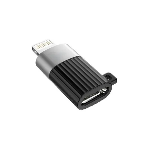 Adaptor conector XO Type C la Lightning compatibil iPhone negru — imaginea 3