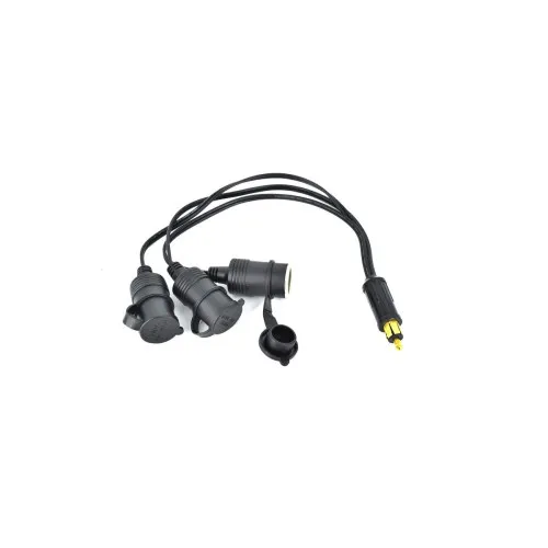 Adaptor cu cablu priza bricheta DIN la Standard cu 3 capete Max AMP: 12V20A / 24V10A — imaginea 2