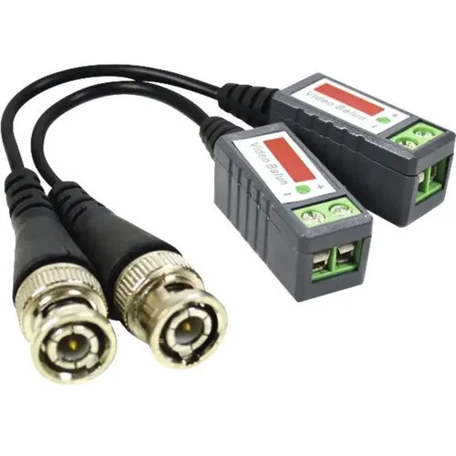Adaptor video BALUN pentru cablu CAT5, set 2 bucati
