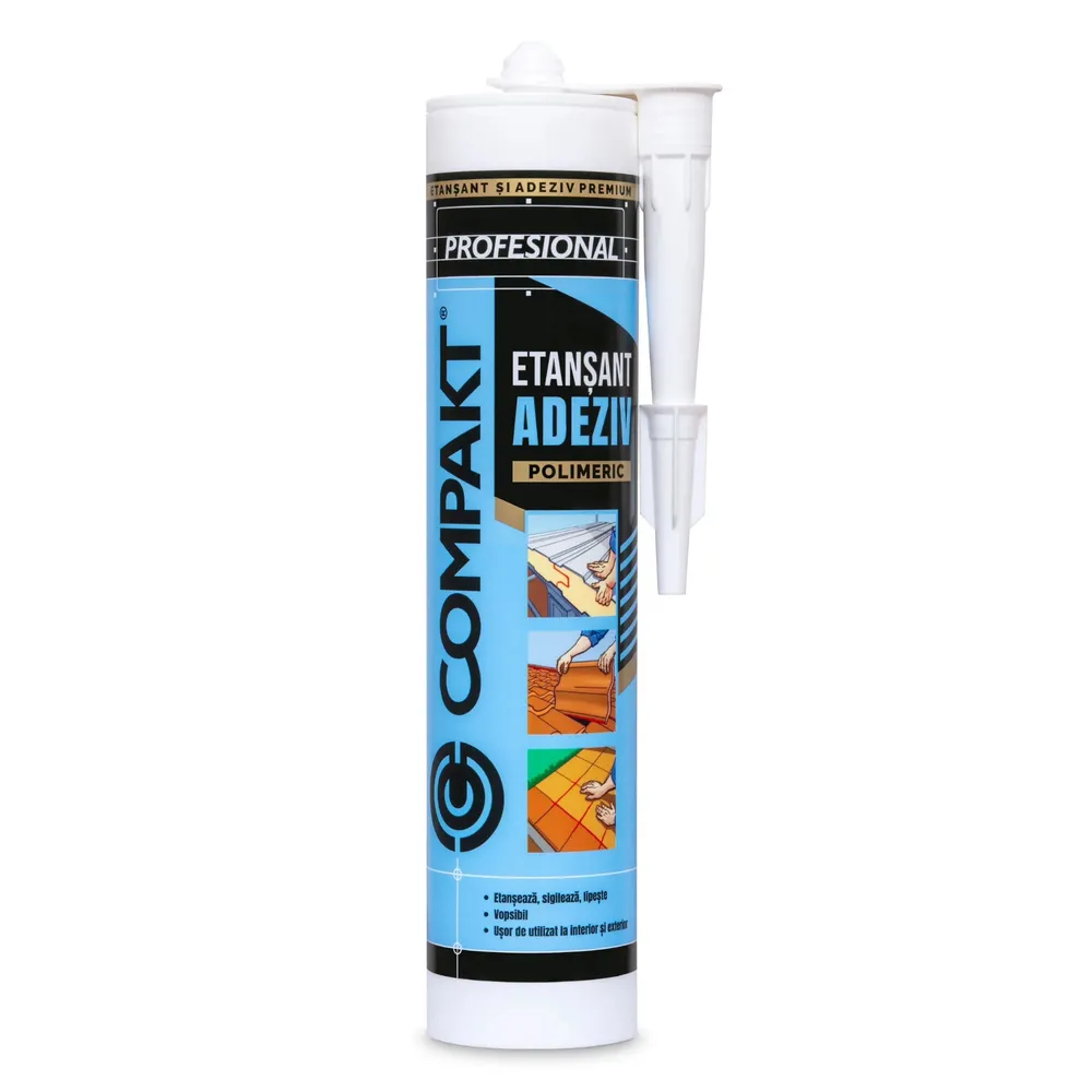 Adeziv etansant Compakt Polimeric, gri, 280 ml
