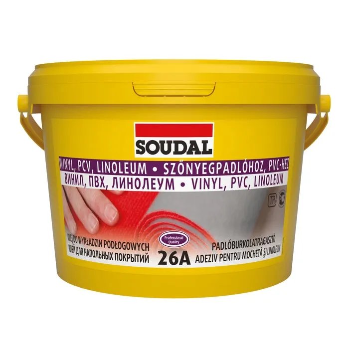 Adeziv pentru mocheta si linoleum, Soudal 26A, 5 kg