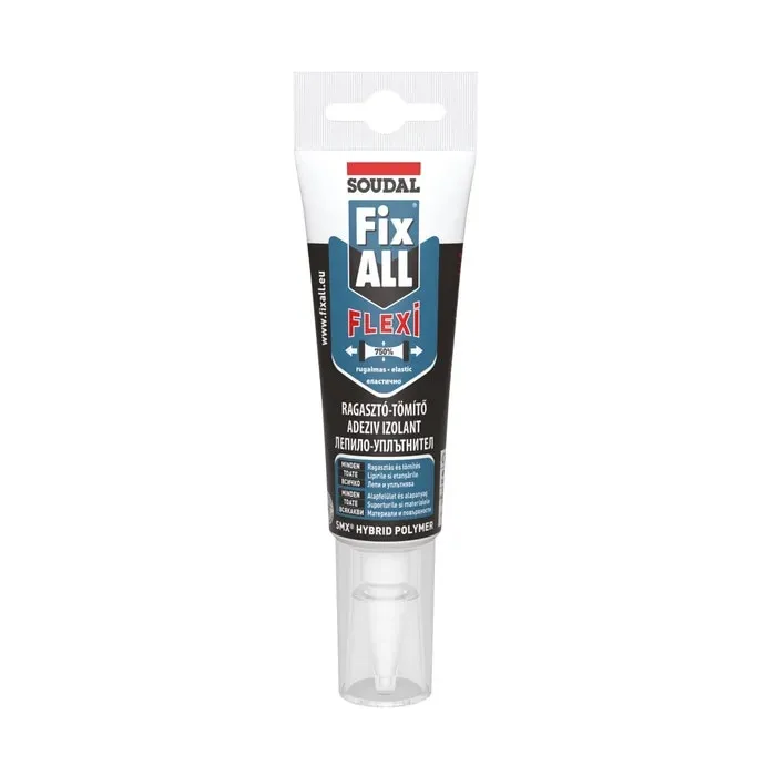 Adeziv pentru suprafete multiple, Soudal Fix All Flexi, alb, 125 ml