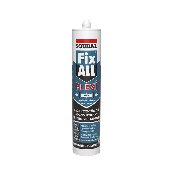 Adeziv pentru suprafete multiple, Soudal Fix All Flexi, alb, 290 ml