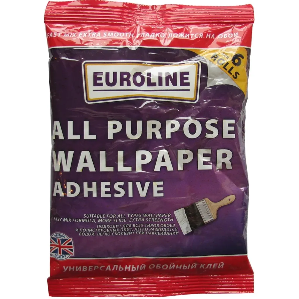 Adeziv pentru tapet, interior, Euroline, 100 g