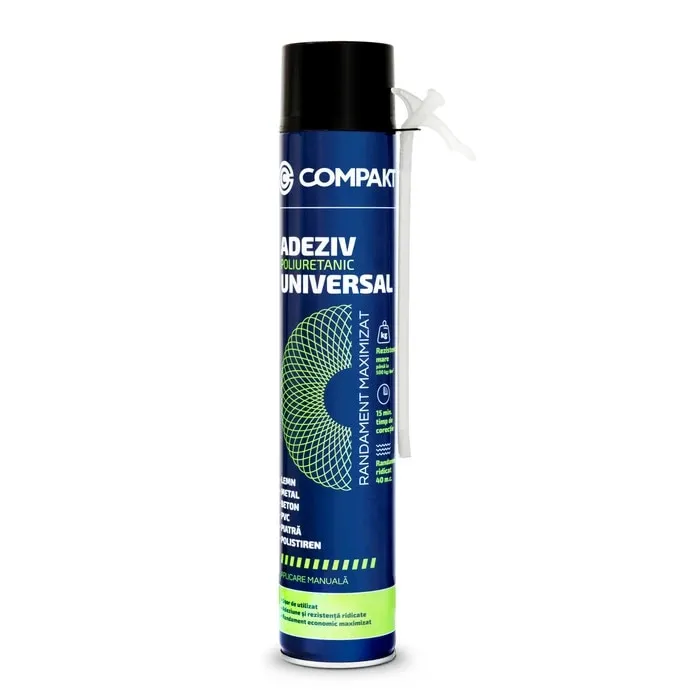Adeziv poliuretanic universal, Compakt, cu aplicare manuala, 750 ml