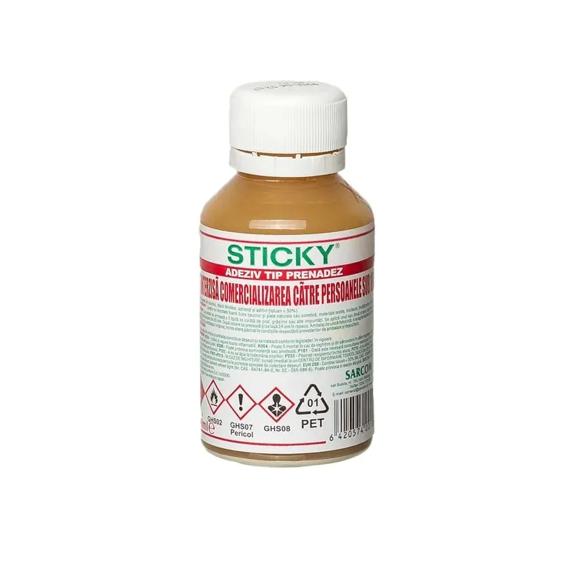 Adeziv tip prenadez Sticky, de constructii, 0.1 L, transparent