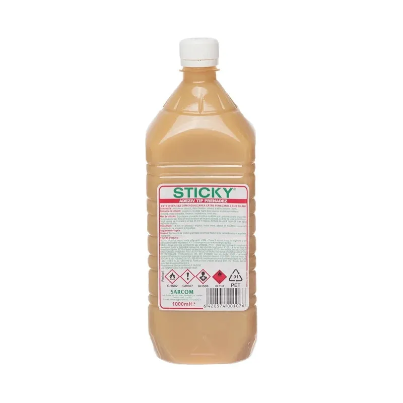 Adeziv tip prenadez Sticky, de constructii, 1 L, transparent
