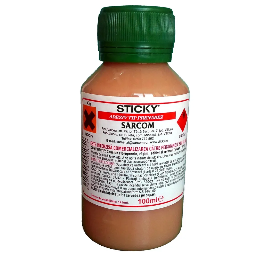 Adeziv tip prenadez, Sticky, galben, 100 ml