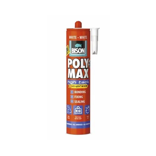 Adeziv universal de montaj si etansare Bison Poly Max alb 425 g