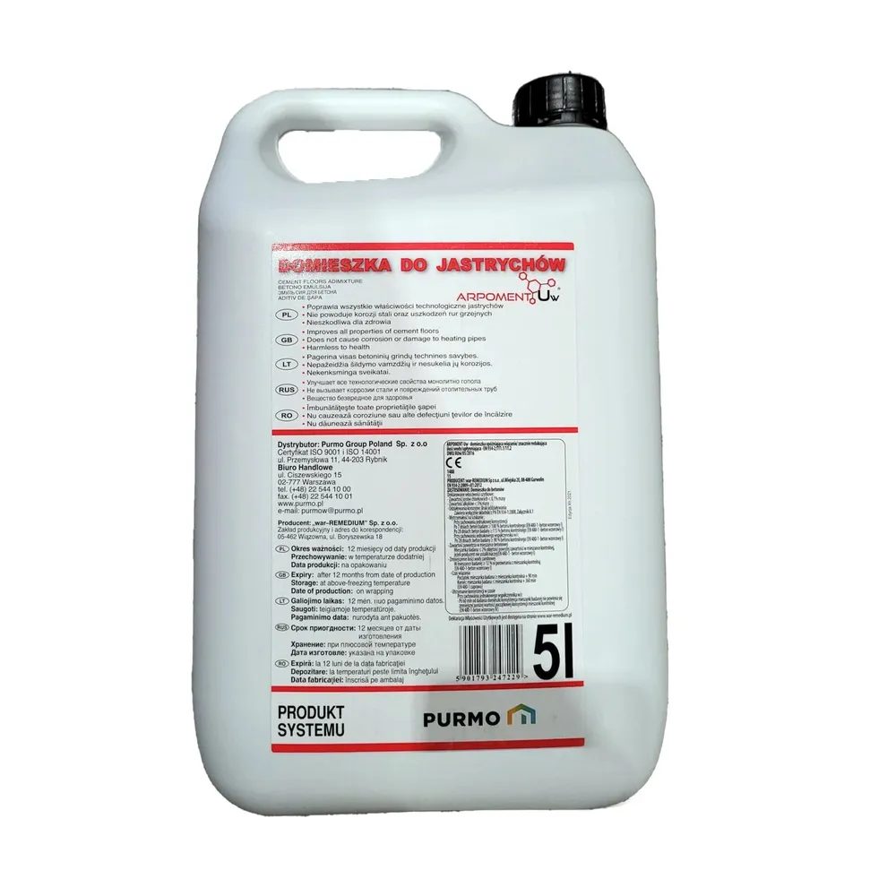 Aditiv sapa Purmo UFH0050075P, 5 L