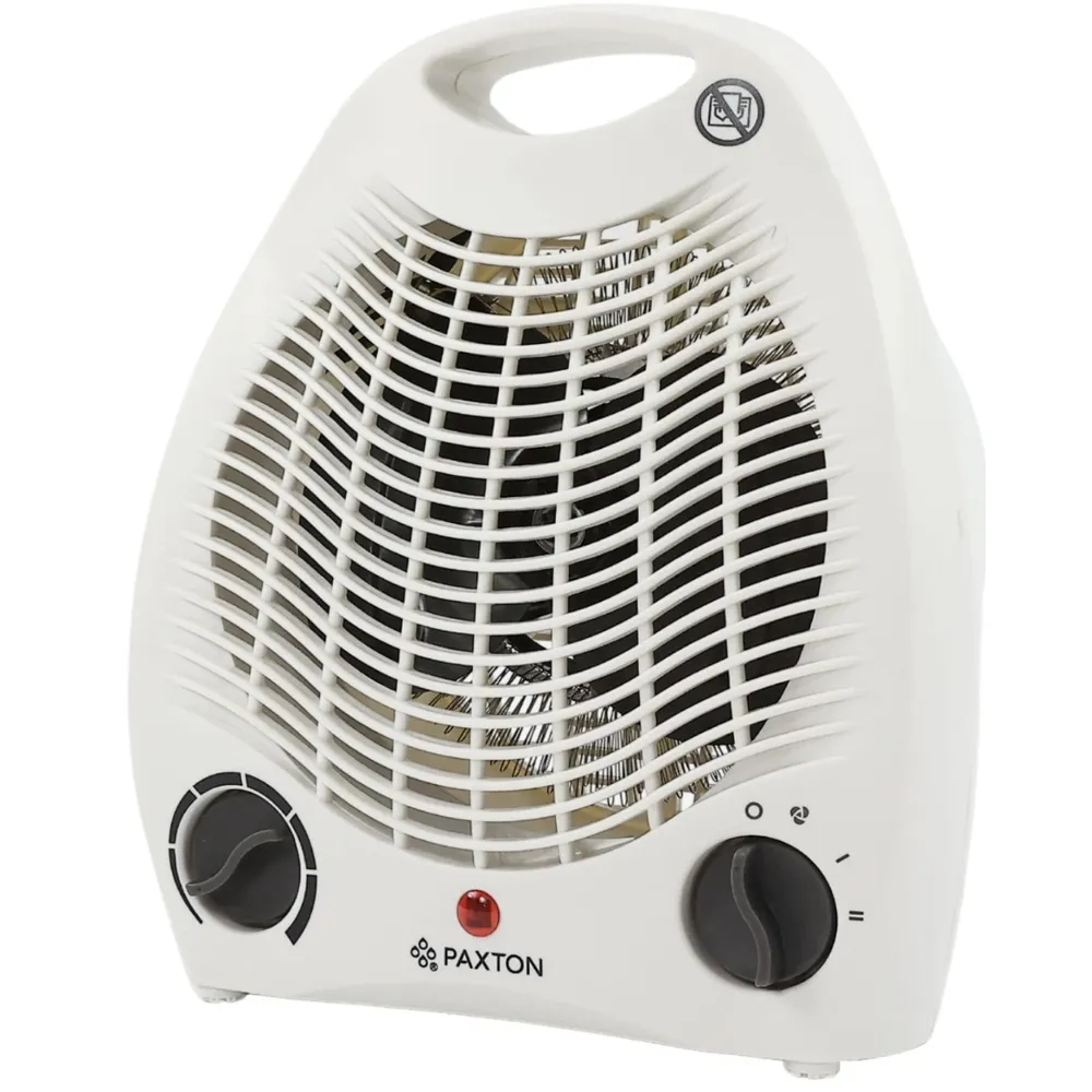 Aeroterma aer cald / rece, electrica, Paxton AE-2000F3, 3 trepte, 2 kW, termostat, mod ventilare, 217 x 132 x 257 mm, 230 V