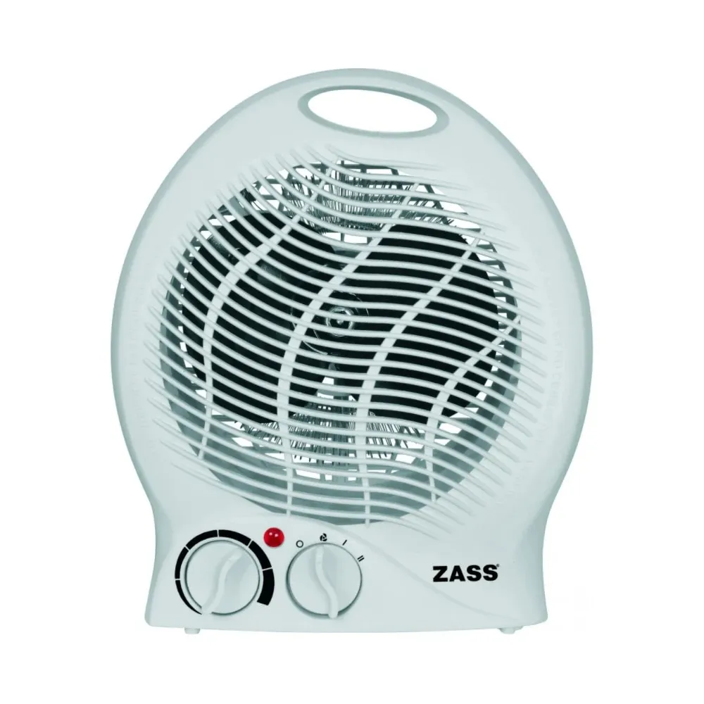 Aeroterma aer cald / rece, electrica, Zass ZFH 03, 2 trepte, 2 kW, termostat, protectie supraincalzire, 135 x 165 x 220 mm, 230 V