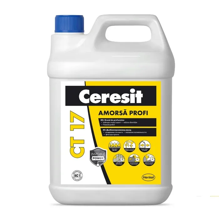 Amorsa perete Ceresit CT 17, interior / exterior, 10 L
