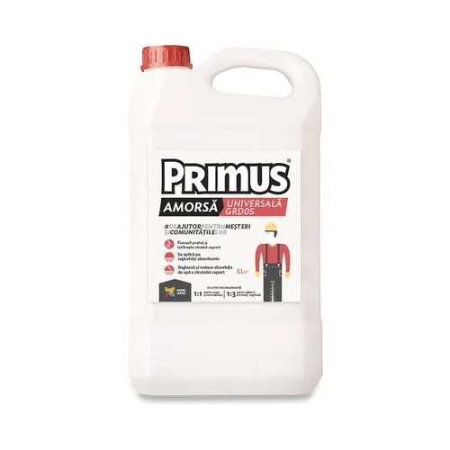 Amorsa universala Primus pentru suprafete absorbante 5 litri