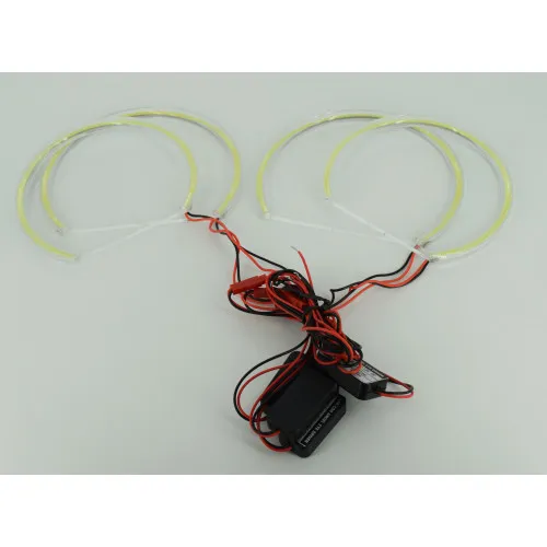 Angel Eyes COB compatibil BMW seria 3 E46 cu lupa, E36, E38, E39 — imaginea 2