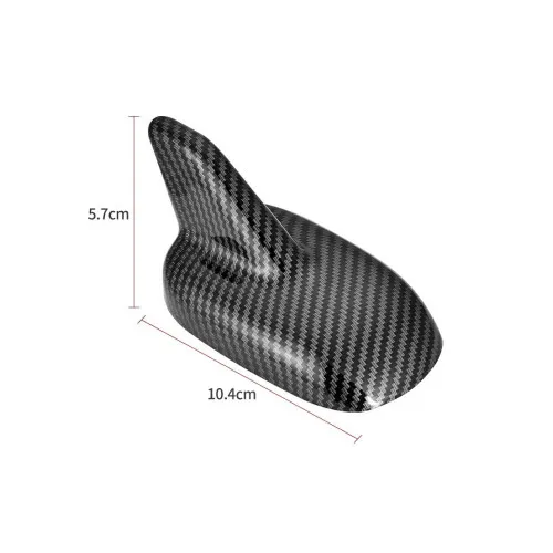 Antena ornament rechin carbon — imaginea 4