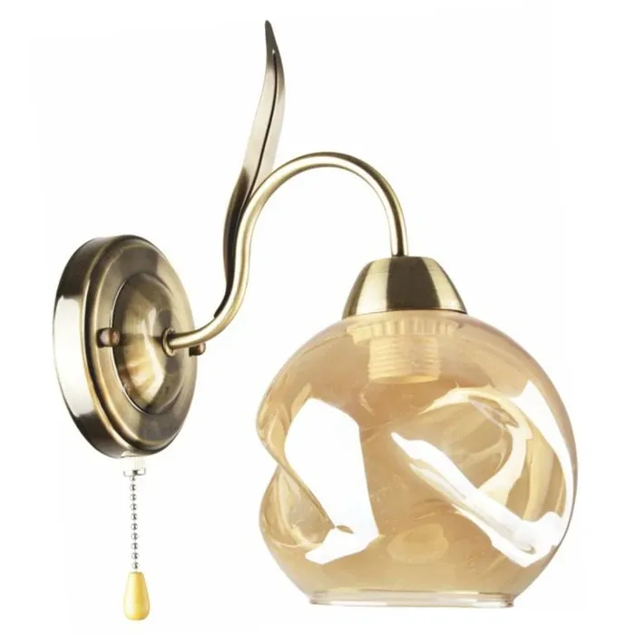 Aplica Crinkle LY-3439, 1 x E27, bronz + bej, clasic