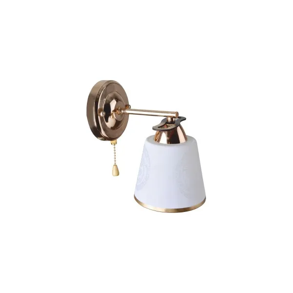 Aplica Cup LY3079, 1 x E27, auriu + maro + alb, moderna