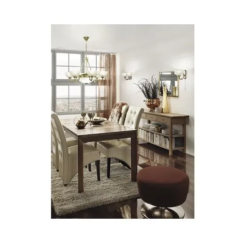 Aplica de perete interior Savoy, E14 max. 1x40W, bronz/alb satinat, cu intrerupator