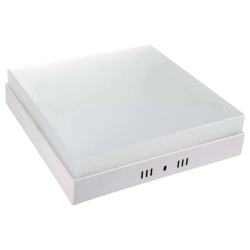 Aplica LED aparenta Hepol 24W 2150lm patrata lumina rece 6500 K, IP20, modern