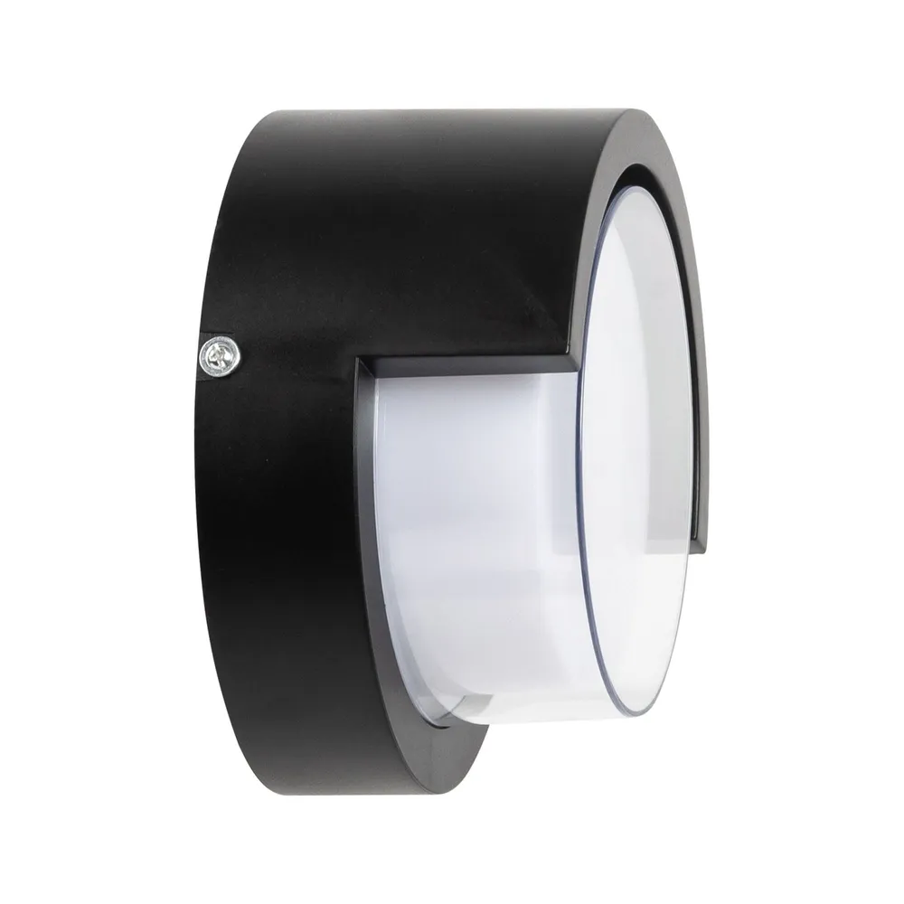 Aplica LED exterior Siera, 12 W, lumina rece, rotunda