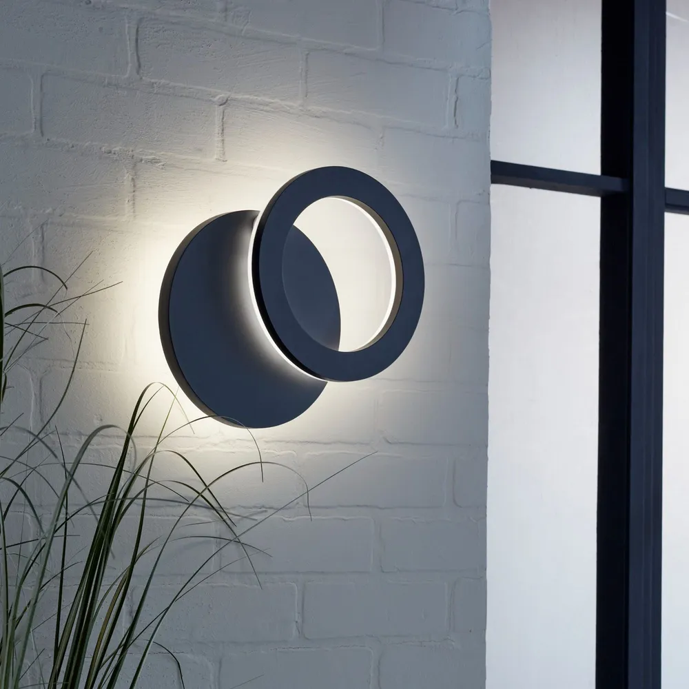 Aplica LED exterior Tossa, 820 lumeni, 4000 K, IP54