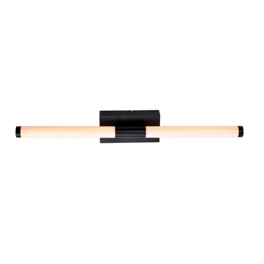 Aplica LED pentru baie Tilora 75045, 8 W, 790 lm, lumina neutra, IP44, alb + negru, modern