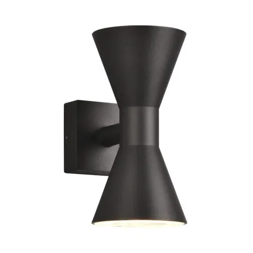 Aplica perete interior sus/jos Trio Ardas GU10 max. 2x10W, negru
